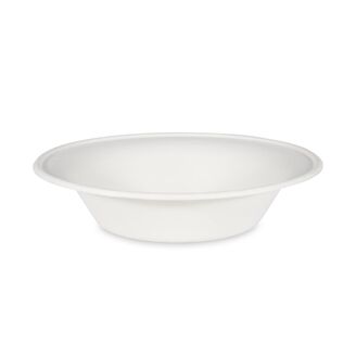 Miska kulatá BIO cukrová třtina 700 ml (50 ks) - bílá