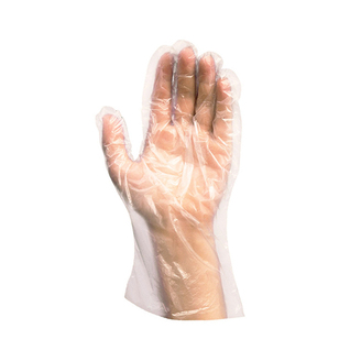 Rukavice HDPE jednorázové L v bloku (100 ks)