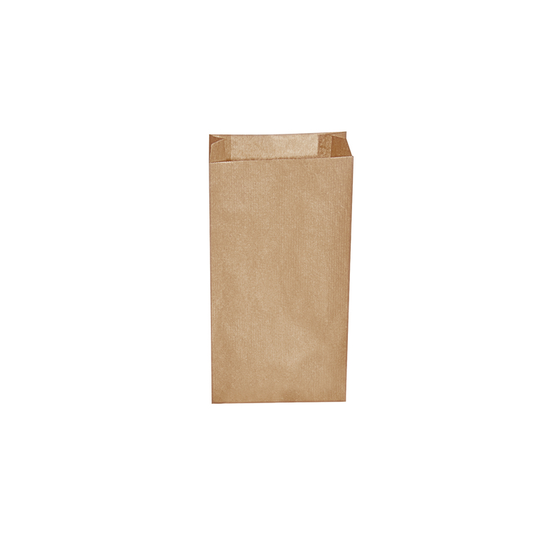 Svačinový papírový sáček hnědý 12+5 x 24 cm (500 ks)
