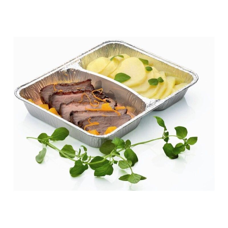 Hliníková menu mísa 810 ml - 2dílná (100 ks)