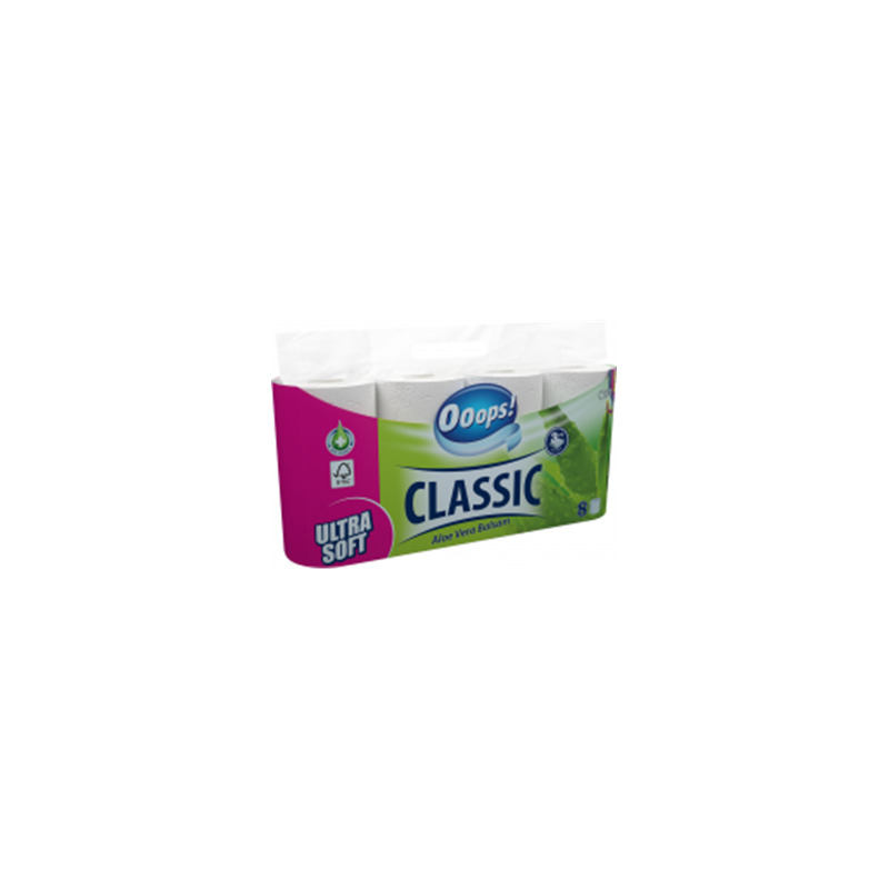 Toaletní papír Classic 8 ks, 3vrstvý
