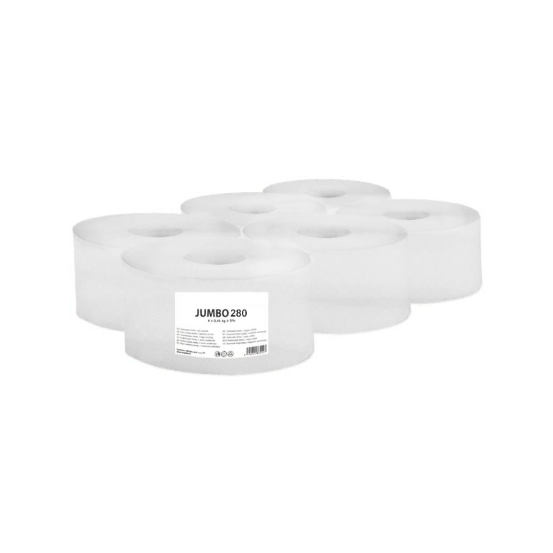 Toaletní papír JUMBO 6 ks, 2vrstvý, průměr 28 cm