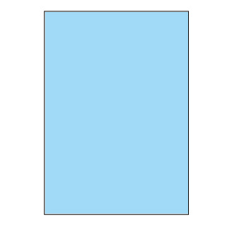 Samolepicí etikety 210 x 297 mm, A4 - modré (100 ks)