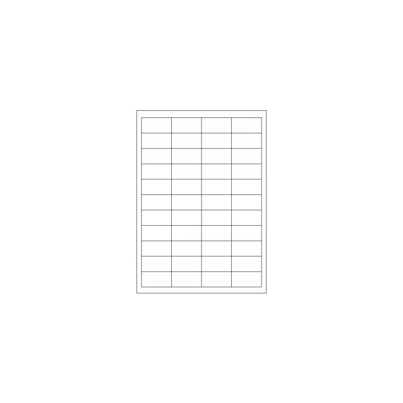 Samolepicí bílé etikety 48,5 x 25,4 mm, A4, 44 etiket, (100 ks)