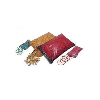 Gumičky silné 4 mm, průměr 4 cm (1 kg) - 70% kaučuk, červené