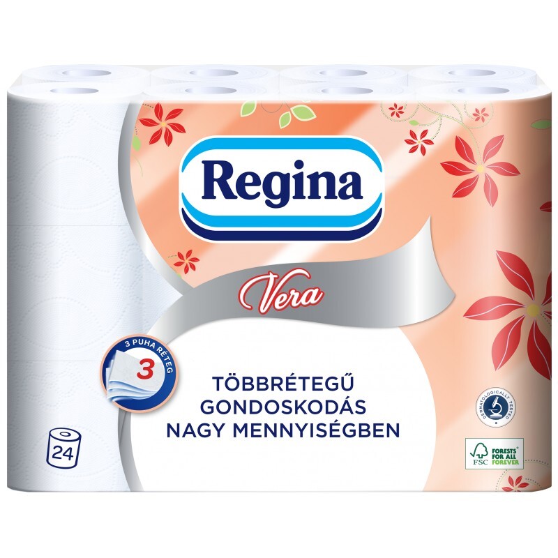 Toaletní papír Regina Vera 24 ks, 3vrstvý
