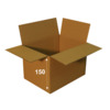 Krabice papírová klopová 3VVL 200 x 150 x 150 mm