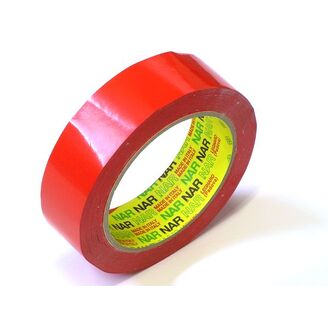 Nartape lepící páska šíře 38 mm, návin 66 m, červe