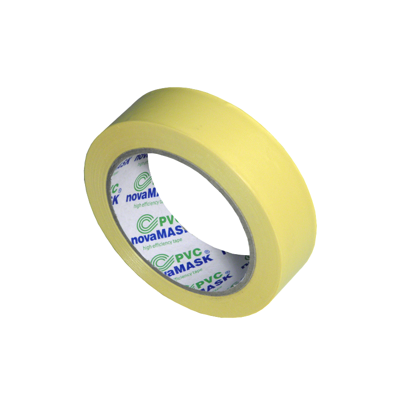 Krycí páska šíře 30 mm, návin 33 m - žlutá, PVC