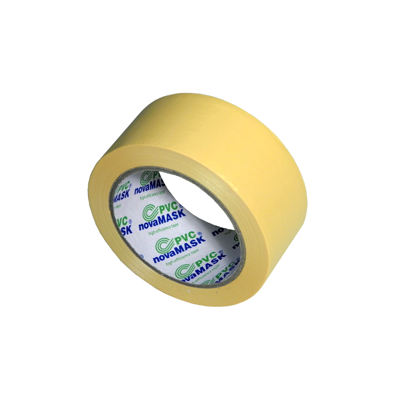 Krycí páska šíře 48 mm, návin 33 m - žlutá, PVC
