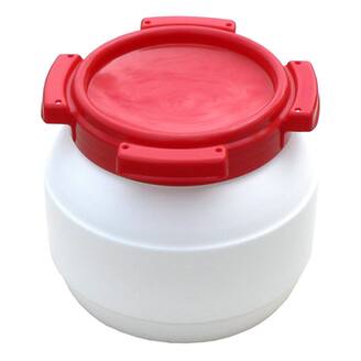 Plastový sud Curtec 3,6 l - bílo-červený