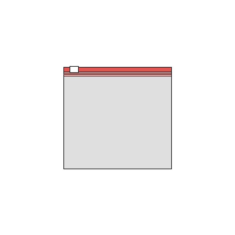 ZIP sáček s jezdcem LDPE 270 x 280 mm (50 ks/bal) - 70 um