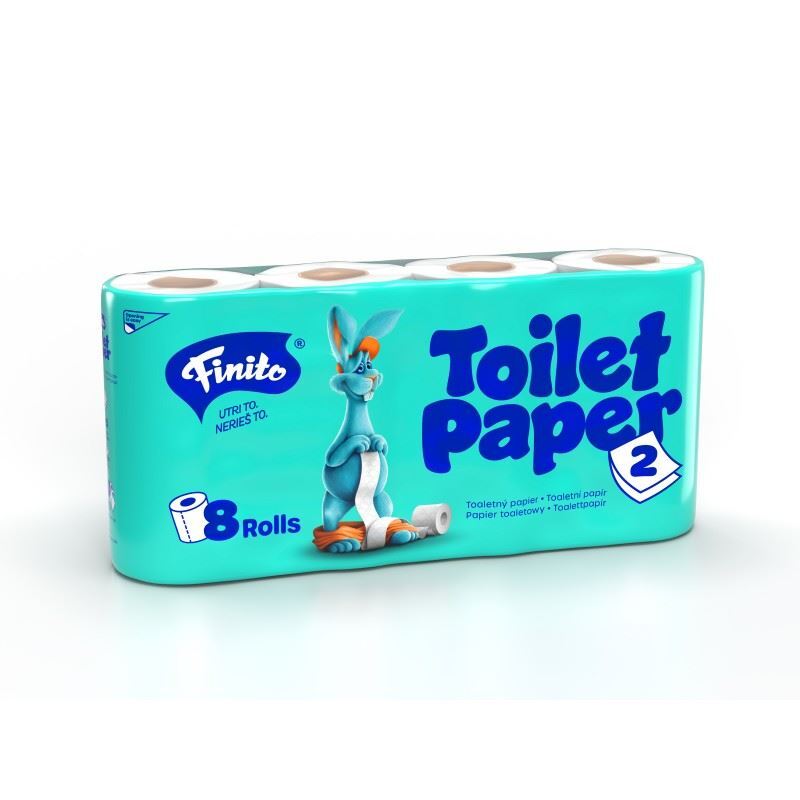 Toaletní papír Finito 8 ks, 2vrstvý
