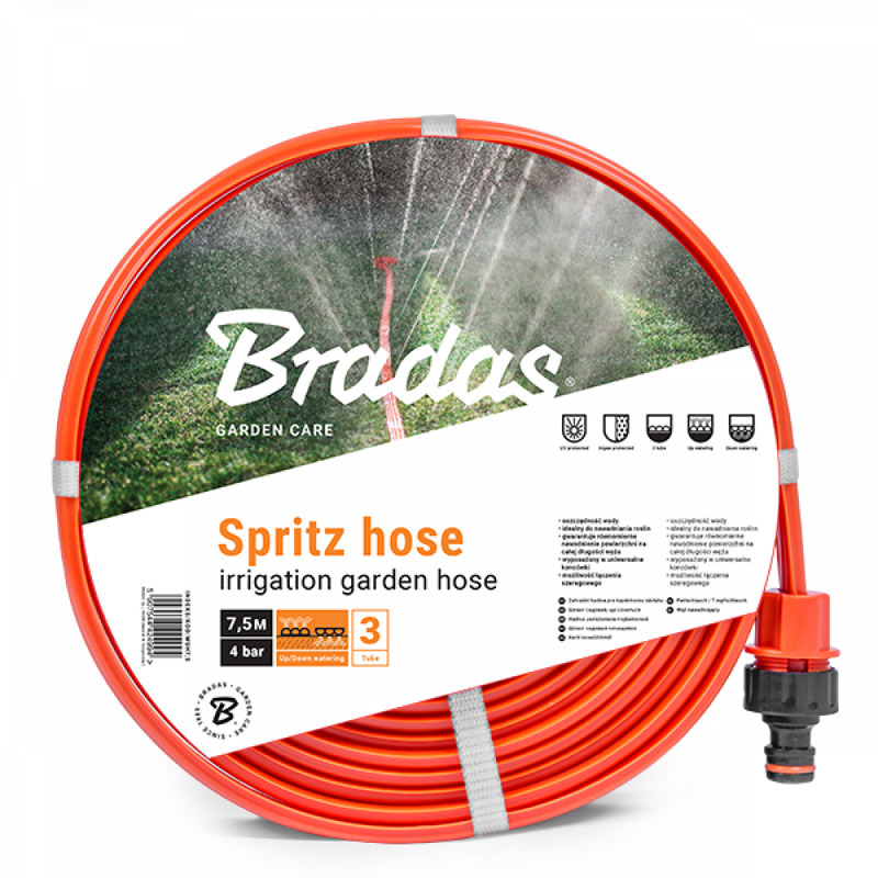 Zavlažovací hadice SPRITZ HOSE 1/2 oranžová - 15 m