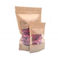 Sáček DOYPACK s okénkem 1000 ml - hnědý kraft