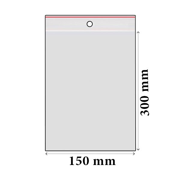 ZIP sáčky LDPE 150 x 300 mm (100 ks)