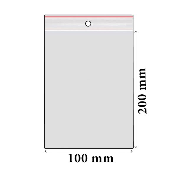 ZIP sáčky LDPE 100 x 200 mm (100 ks)