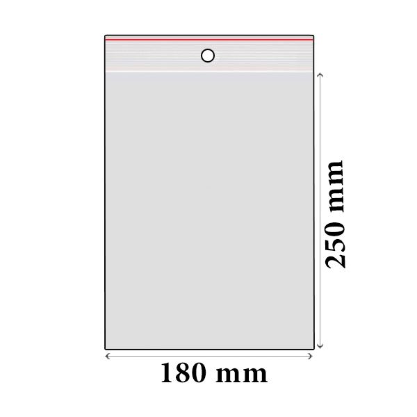 ZIP sáčky LDPE 180 x 250 mm (100 ks)