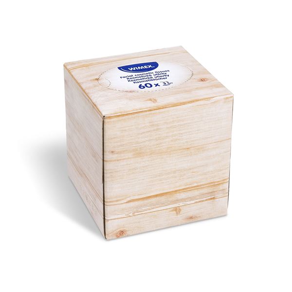 Kosmetické utěrky v boxu (60 ks) - 3vrstvé