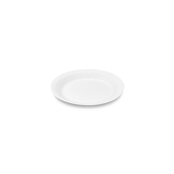 Papírový talíř mělký (PAP - FSC MIX) průměr 15 cm - bílý (100 ks)