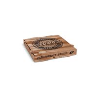 Krabice na pizzu H4 kraft 24 x 24 x 4 cm (100 ks)