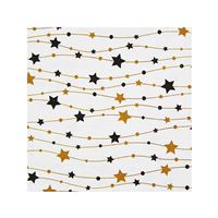 Ubrousky 3-vrstvé, 33 x 33 cm (20 ks) - hvězdičky
