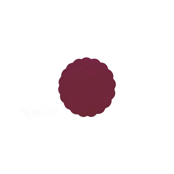 Rozetky PREMIUM průměr 9 cm - bordové (500 ks)