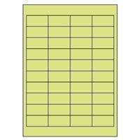 Samolepicí etikety 48,5 x 25,4 mm, A4 - zelené (100 ks)