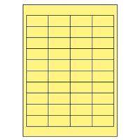 Samolepicí etikety 48,5 x 25,4 mm, A4 - žluté (100 ks)