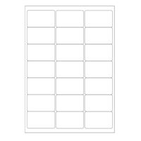 Samolepicí bílé etikety 63,5 x 38,1mm, A4 (100 ks)