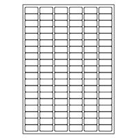 Samolepicí bílé etikety 30 x 15 mm, A4 (100 ks)