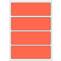 Samolepicí etikety 99 x 33 mm, A6 (10 ks) červené