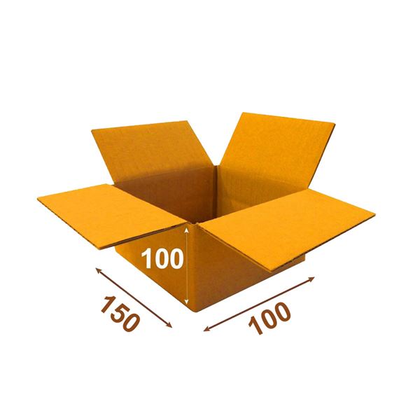 Krabice papírová klopová 3VVL 150 x 100 x 100 mm