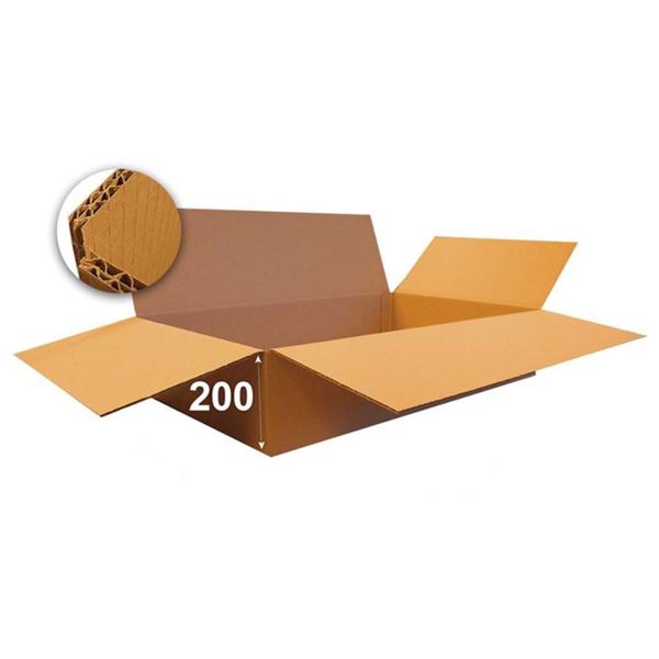 Krabice papírová klopová 5VVL 500 x 300 x 200 mm