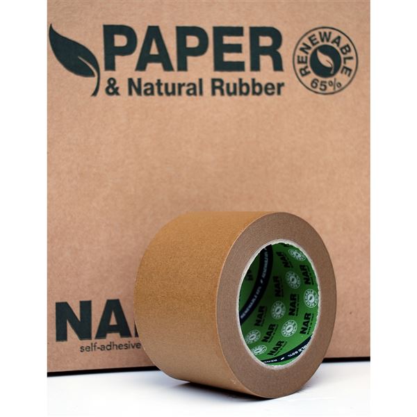 Ecomask papírová samolepicí páska šíře 75 mm x 50 m - hnědá