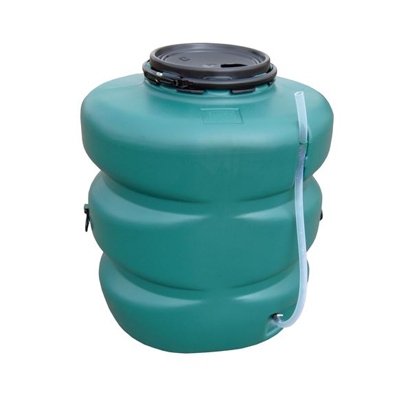 Zahradní plastový sud na vodu 500 l - zelený