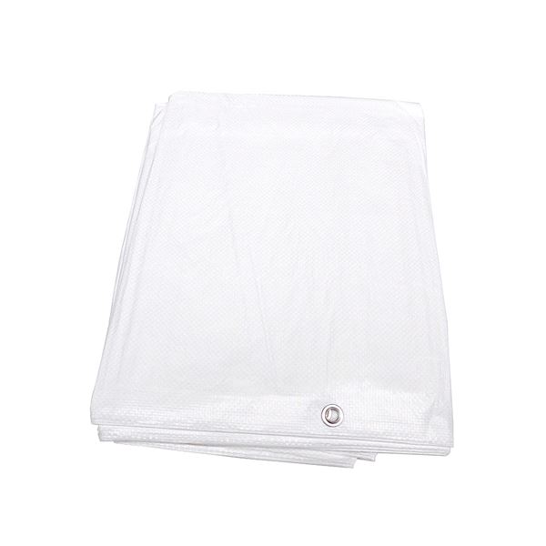 Krycí plachta s oky 2 x 3 m - ZESÍLENÁ 90 g, bílá