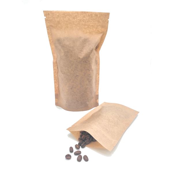 Sáček DOYPACK bez okénka 750 ml - hnědý kraft