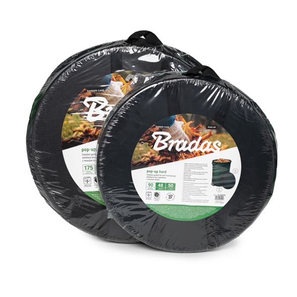 Zahradní koš s víkem 90 l - samorozkládací