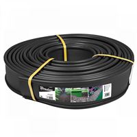 Zahradní obruba plastová 18 m x 12,5 cm - černá