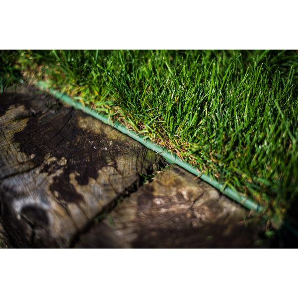 Zahradní obruba plastová 18 m x 12,5 cm - hnědá